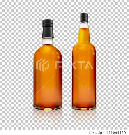 a bottle of alcohol, transparent backgroundのイラスト素材 [116099130] - PIXTA
