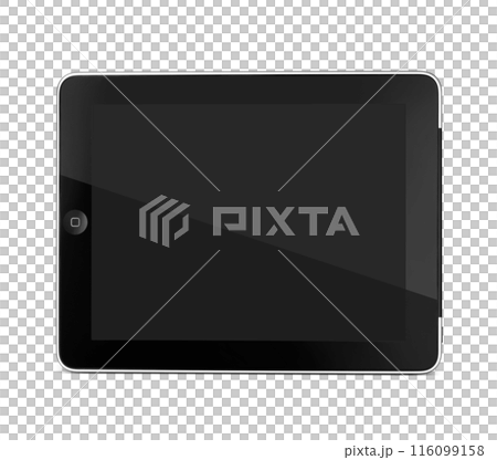 black tablet, transparent background black tablet, transparent background 116099158