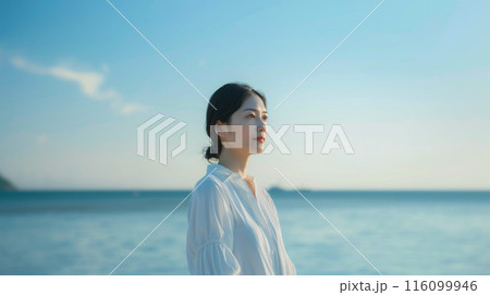 女性 自然派 美容・健康イメージ 116099946