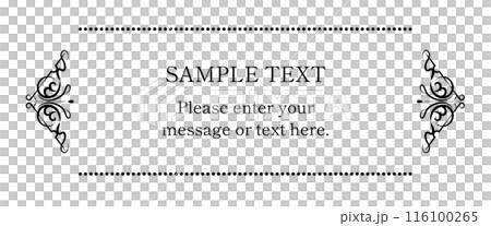 横長の豪華なアンティークフレーム  116100265