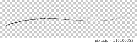 Handwritten thin wavy lines 116100352
