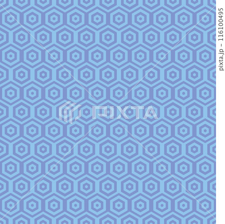 Hexagon geometric patterns with seamless designs. 116100495