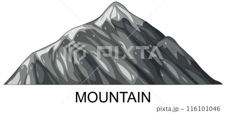 Majestic Mountain Vector Illustration Majestic Mountain Vector Illustration 116101046