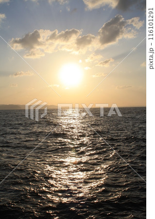 朝日　江の島　弁天橋　縦画像 116101291