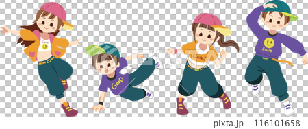 ダンス,子ども,踊る 116101658