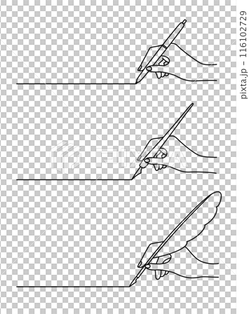 Illustration with pen underline 116102729