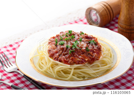 ミートソース スパゲッティ 116103065