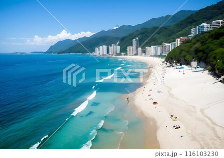 砂浜の風景に癒される夏の旅 116103230