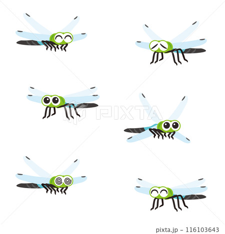 ギンヤンマの表情セット ギンヤンマの表情セット 116103643