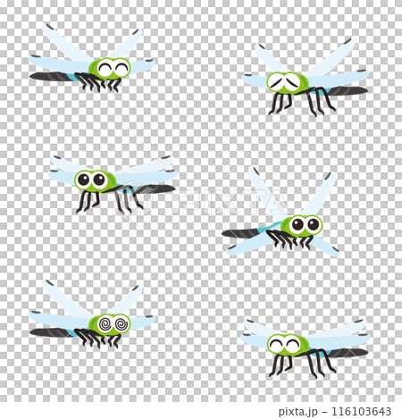 ギンヤンマの表情セット ギンヤンマの表情セット 116103643