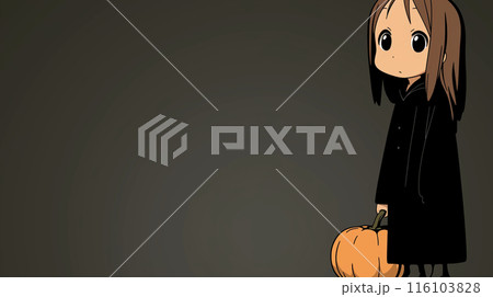 ハロウィン用のメッセージボード（黒板・背景）