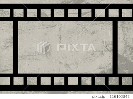 レトロな映画フィルム入りテクスチャ背景 116103842
