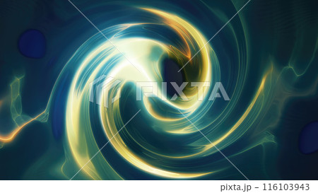 Green looped background of twisted swirling energy magical glowing light lines abstract background energy futuristic rays Green looped background of twisted swirling energy magical glowing light lines abstract background energy futuristic rays 116103943