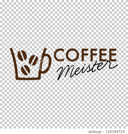 COFFEE Meister ロゴ シンプル カラー 116104724