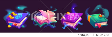 Magic closed and open books 116104788