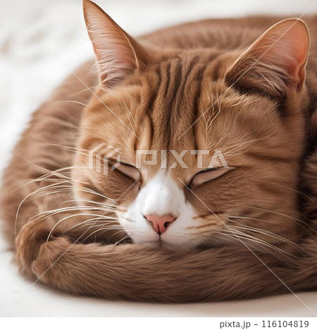 寝ている猫 116104819