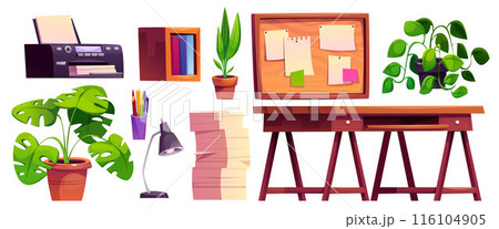 Home office furniture and equipment. Home office furniture and equipment. 116104905