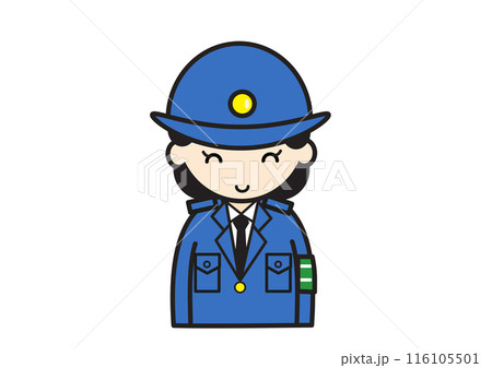 笑顔の婦人警官 笑顔の婦人警官 116105501