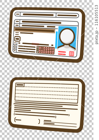 駕駛執照(正面/背面) 駕駛執照(正面/背面) 116105513