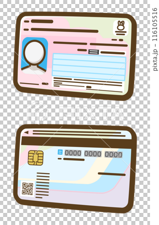 My Number Card (front and back) 116105516