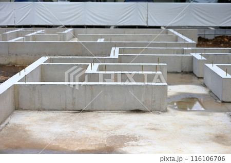 住宅のコンクリート基礎 住宅のコンクリート基礎 116106706