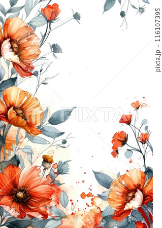 Soft watercolor blooms creating an elegant corner arrangement Soft watercolor blooms creating an elegant corner arrangement 116107395
