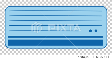 イラスト素材　クーラー 116107571