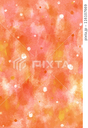背景素材　水彩　葉　秋 116107669