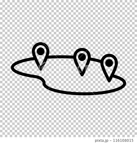 Icons representing the same area. Icons representing the same area. 116108015