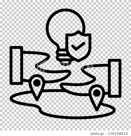 Icon representing a domestic transfer of intellectual property. Icon representing a domestic transfer of intellectual property. 116108018
