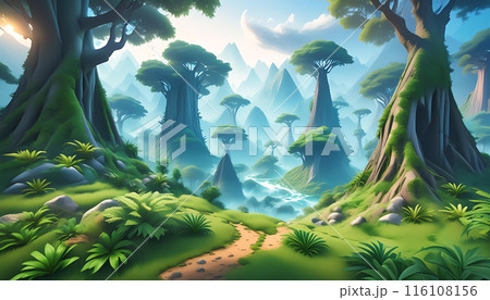 環境保護イメージ　森林 116108156