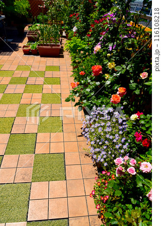 ルーフバルコニー　カラフルフラワーガーデン 116108218