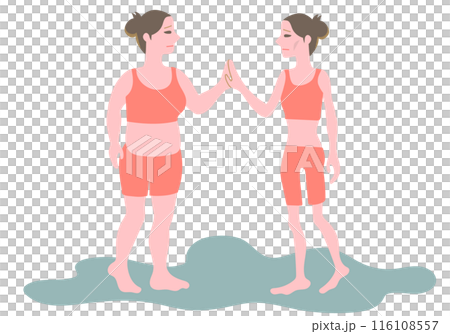 摂食障害の女性のボディイメージ 摂食障害の女性のボディイメージ 116108557