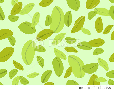 Pistachios seamless pattern. Background with green nuts, pistachios and peanuts in a minimalist style. Design for wrappers, covers, wallpapers and banners. Vector illustration Pistachios seamless pattern. Background with green nuts, pistachios and peanuts in a minimalist style. Design for wrappers, covers, wallpapers and banners. Vector illustration 116109490