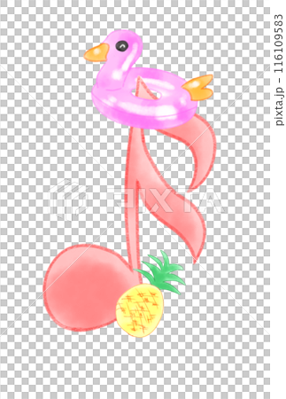 帶有鴨形浮標的音符 116109583