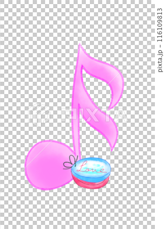 Musical notes with castanets Musical notes with castanets 116109813