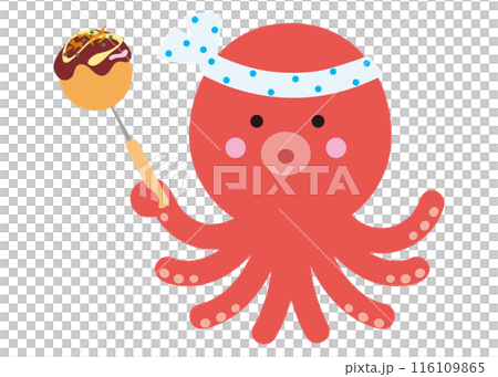 Octopus with takoyaki 116109865