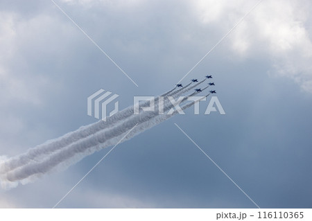 ブルーインパルスの航空ショー 116110365