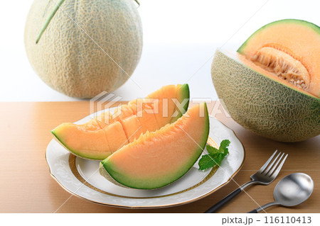 とっても甘い 夕張メロン 116110413