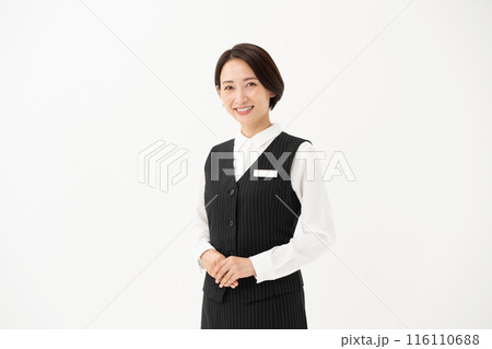制服の女性　ビジネス 116110688