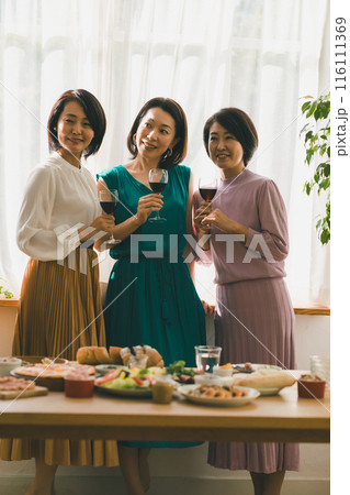 a forty-something woman a forty-something woman 116111369