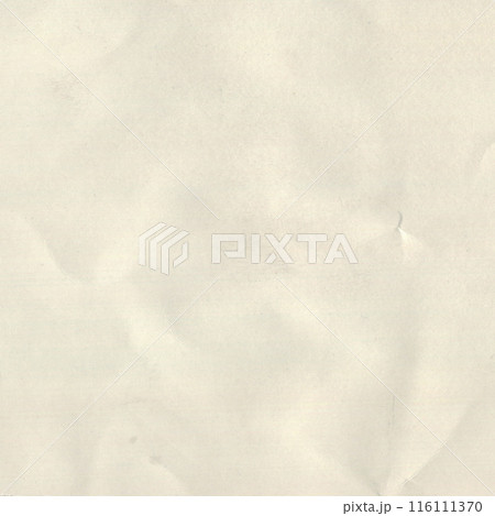 Recycled packing paper in natural white, crumpled carton texture 116111370