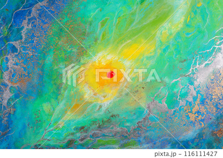 Abstract painting background in amazing blue tone. Abstract painting background in amazing blue tone. 116111427