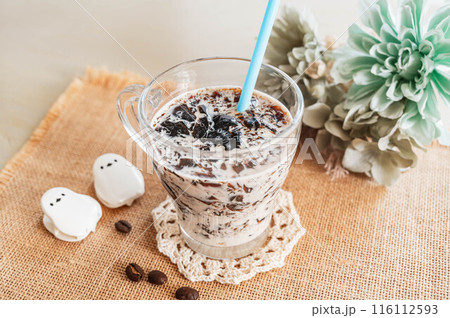 飲むカフェオレゼリー 116112593