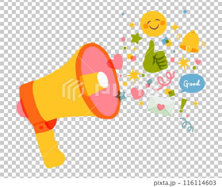 公告擴音器插圖GOODNEWS公告 116114603
