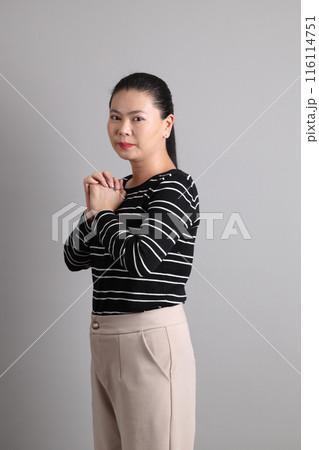 40s Asian Woman 116114751