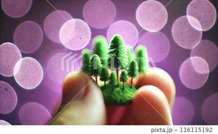 小さな緑と共に 116115192