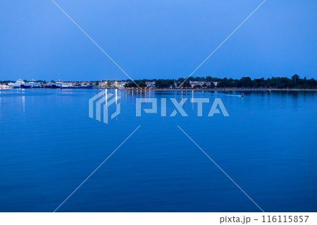 Keramoti, Greece evening view, restaurants 116115857