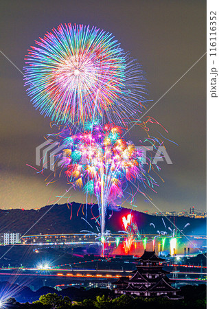 京都芸術花火2024の写真素材 [116116352] - PIXTA