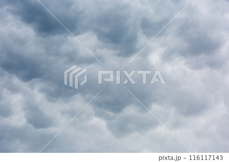 垂れ下がったこぶのような乳房雲 垂れ下がったこぶのような乳房雲 116117143